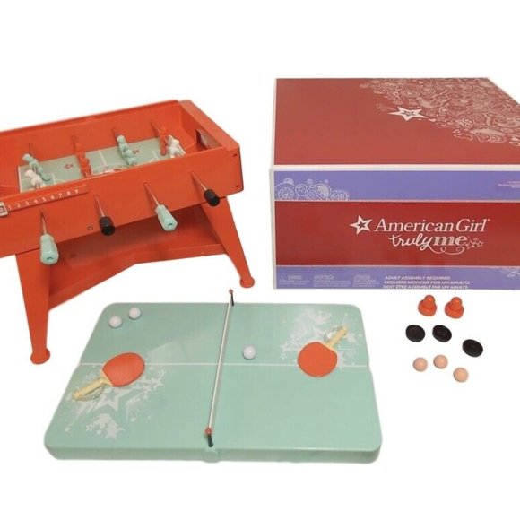 American Girl Truly Me 3 in 1 Game Night Table for 18" Dolls - Picture 2 of 6